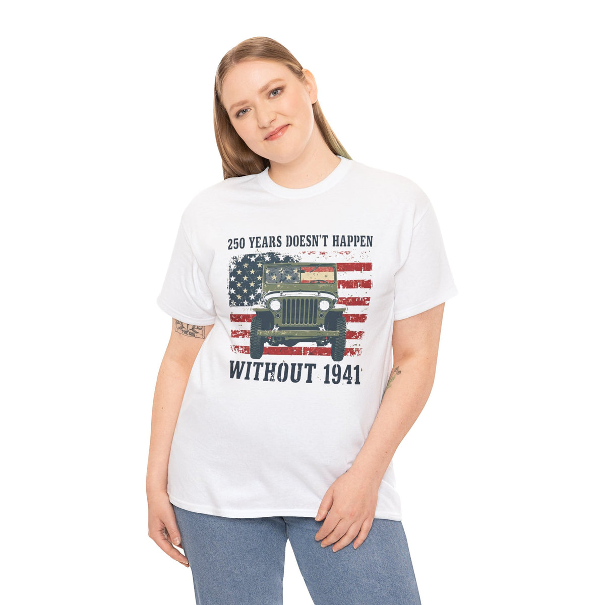 America's 250th Was Earned in 1941 | Patriotic Military Heritage T-Shirt