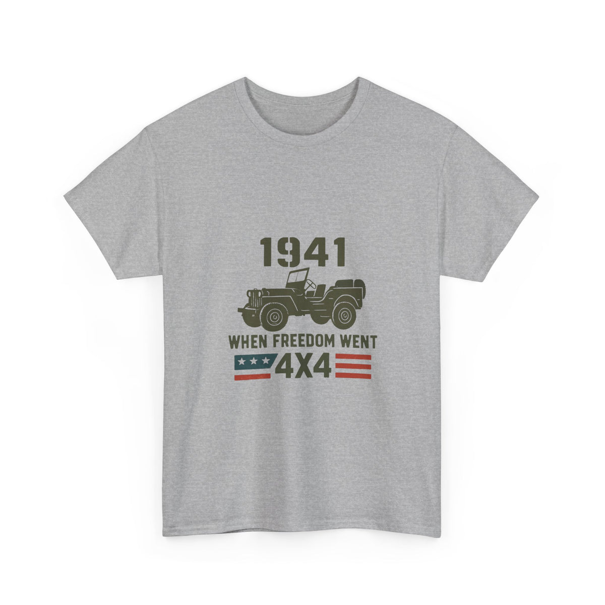 1941 Jeep 'When Freedom Went 4x4' T-Shirt