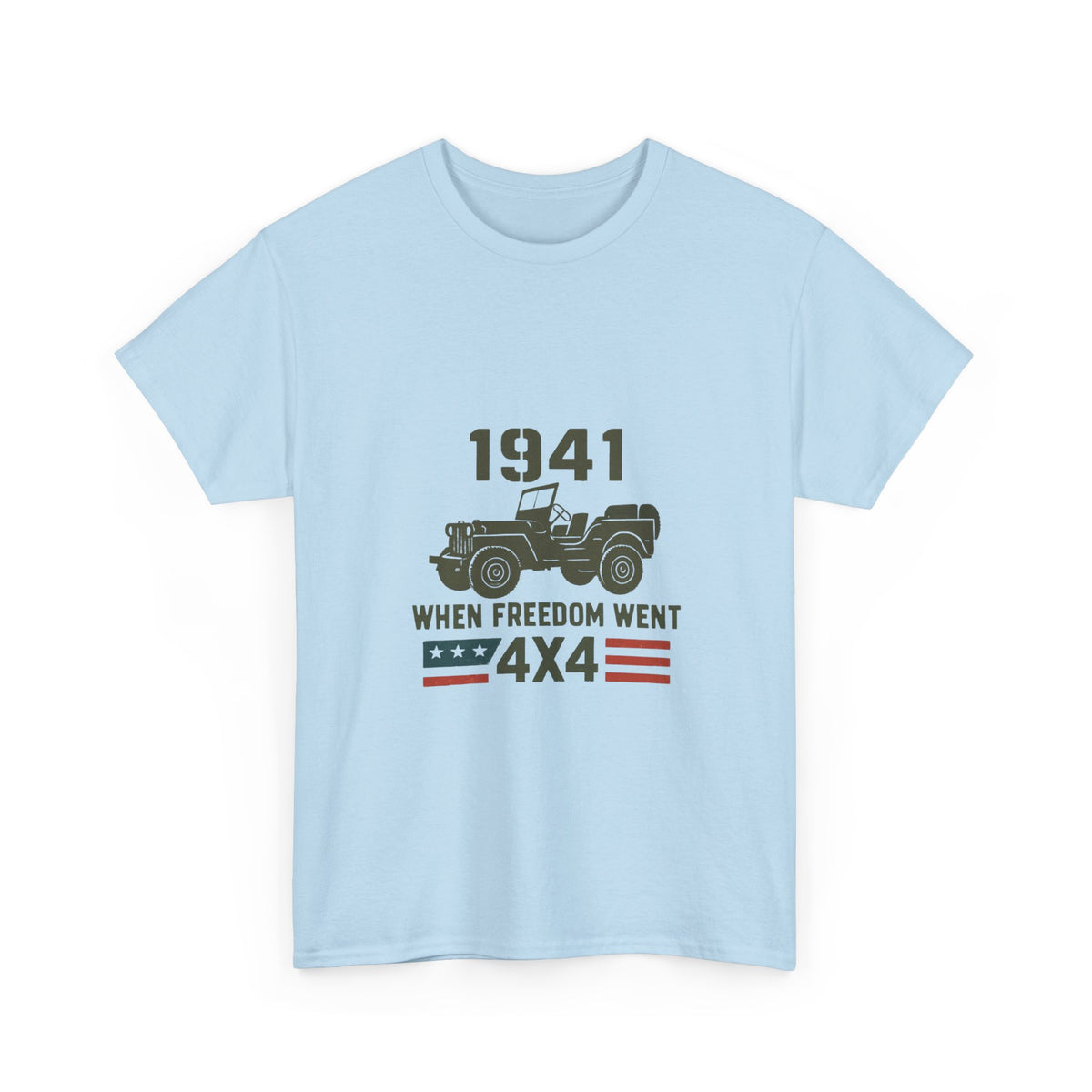 1941 Jeep 'When Freedom Went 4x4' T-Shirt